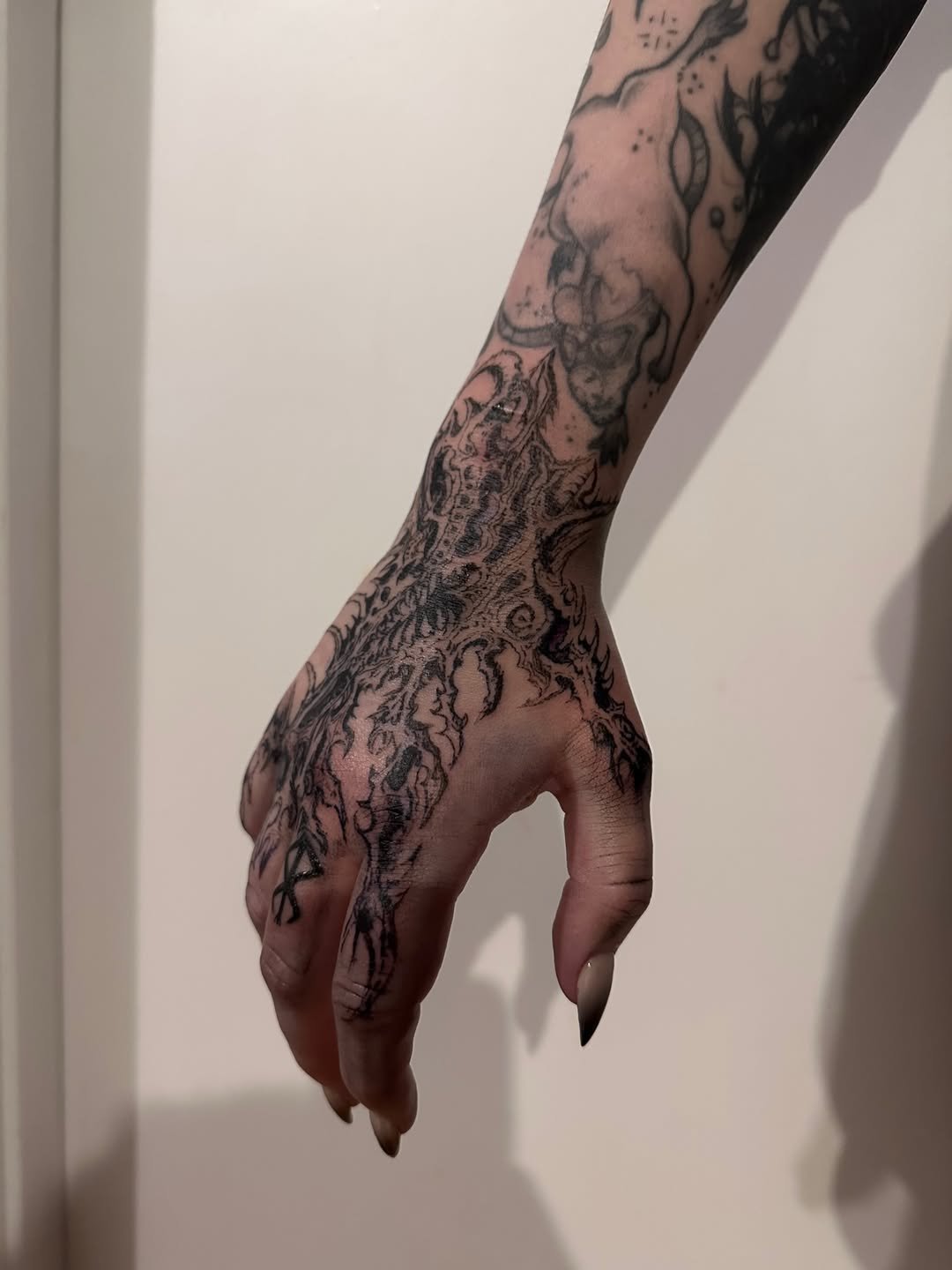 Cybersigilism hand tattoo by Emoitaliano